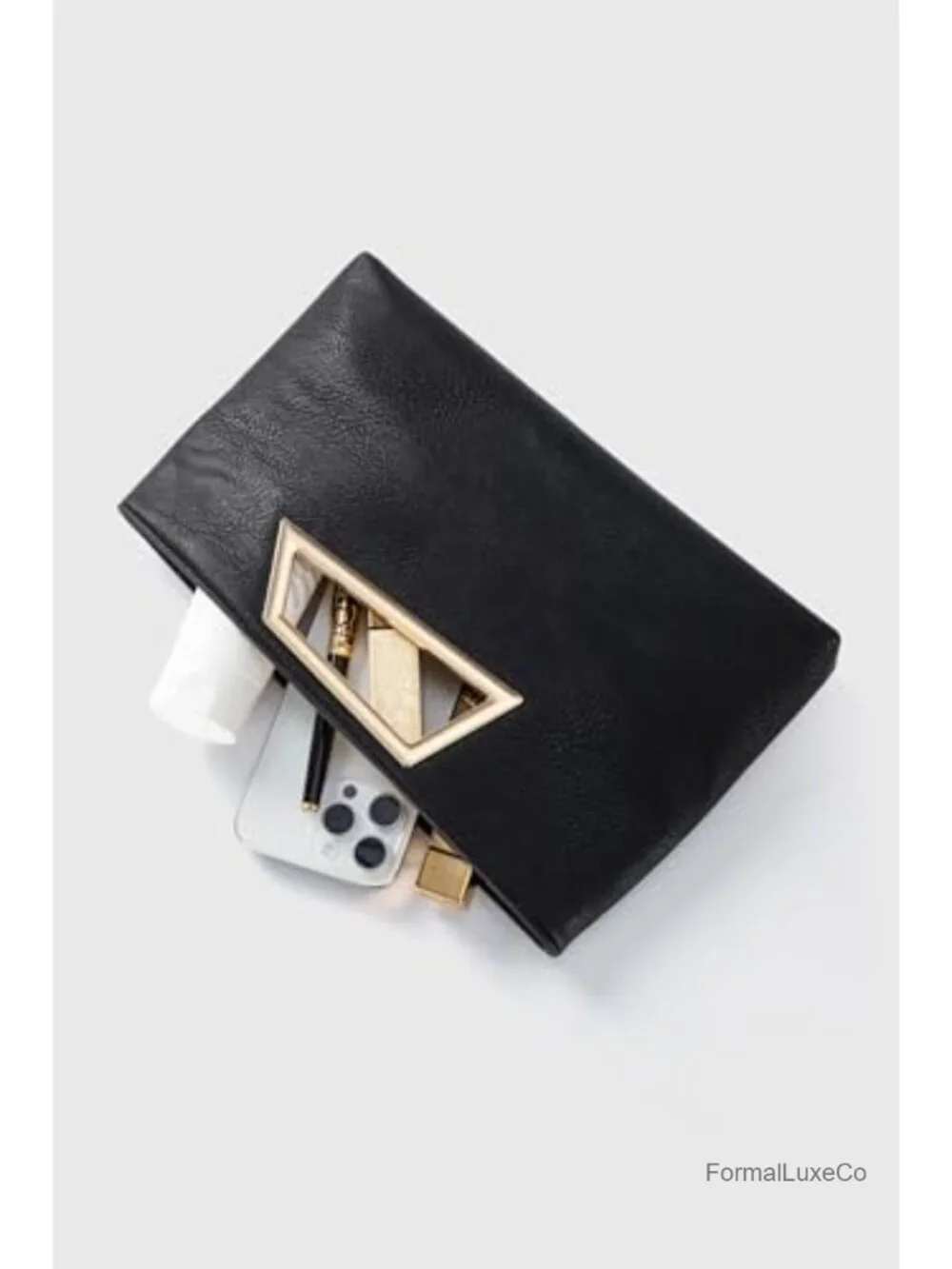 Clutch Purse for Women - PU Leather Glitter Fashion Handbag for Evening Party